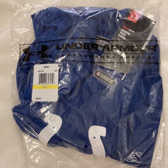 NWT Under Armour Indianapolis Colts mens medium tshirt loose w/ hear gear - Picture 5 of 5